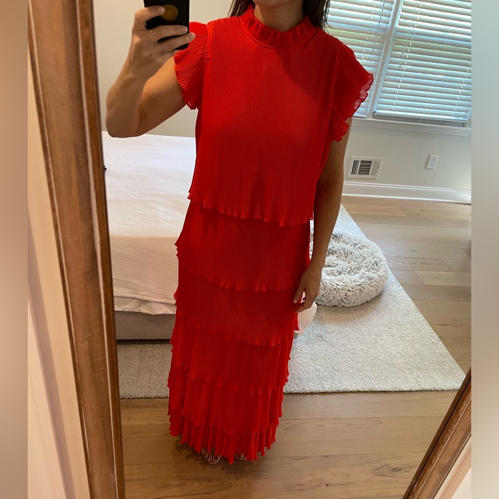 Orange Layered Dress